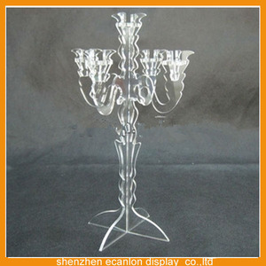 Altas de Suelo Candelabro Candelabros de Acrílico Para La Boda - Product Image 1