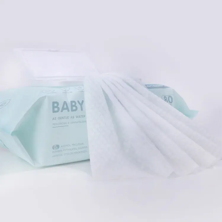 Lingettes nettoyantes pour la peau de bébé, 100 pièces, accessoires d'hygiène, en Non-tissé, doux, lingettes humides, vente en gros