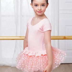 Dos <span class=keywords><strong>nu</strong></span> Manches Courtes <span class=keywords><strong>Ballet</strong></span> Danse Pratique Robe Tutu Pour Les filles Des Enfants - Product Image 2