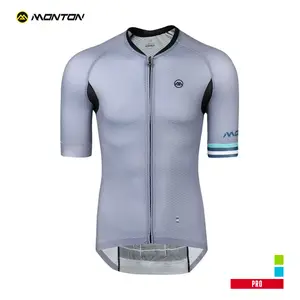 蒙顿来样定做升华印花专业短袖骑行运动衫男式自行车服装上衣