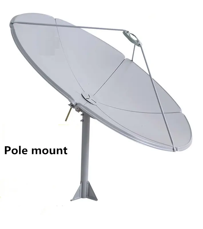 सी बैंड स्टील प्लेट (120,150,180,210,240)CM उपग्रह डिश एंटीना