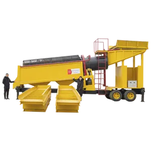 Mining Trommel Alluvial Gold Mining Equipment Trommel Washing Plant Gold Separator For Gold