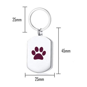 Perhiasan Kremasi Cetak Jejak Kaki untuk Abu Hewan Peliharaan/Gajah/Kucing, Gantungan Kunci Kenang-kenangan untuk Abu Hewan Peliharaan/Gajah/Kucing - Product Image 3