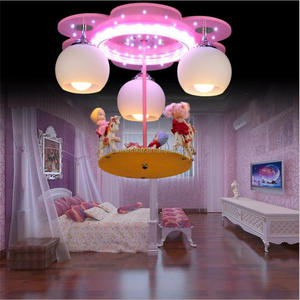 Colorful Kid's <strong>LED</strong> <strong>Ceiling</strong> Lamp Children Room 220V Starlight Carousel <strong>Led</strong> <strong>Ceiling</strong> <strong>Light</strong> <strong>Bedroom</strong> Lighting - Product Image 3