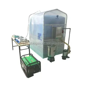 household small biogas plant digester with 1.5kw biogas generator price