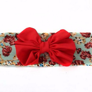 Bebé naranja Boho headwrap con desordenado arco superior nudo turbante pañuelo cabeza envoltura para bebé regalo de cumpleaños - Product Image 2