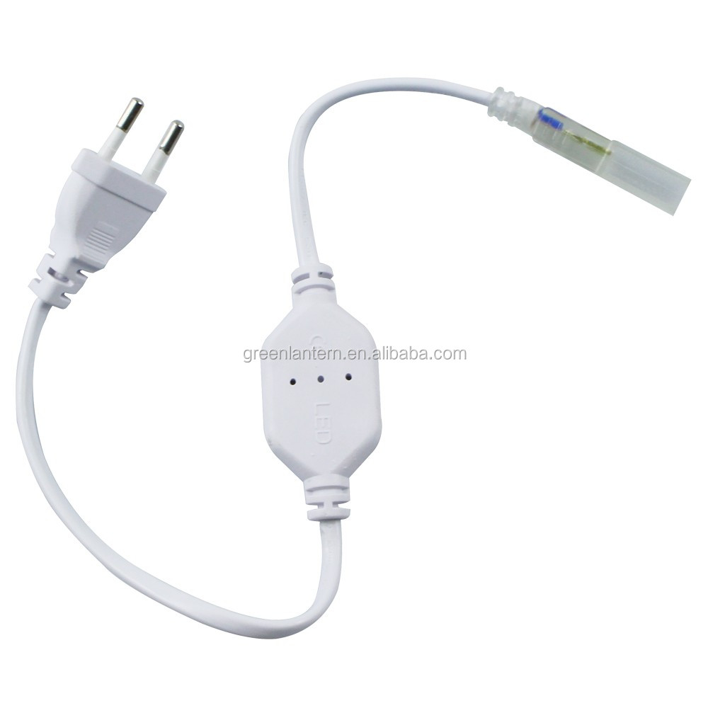 110 В 220 В переменного тока, штепсельная вилка европейского и американского стандарта для светодиодных лент 100-240 В