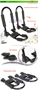 Portaequipajes plegable para kayak estilo <span class=keywords><strong>J</strong></span> negro, portaequipajes para canoa con soporte para apilador de kayak, equipo para deportes acuáticos - Product Image 4