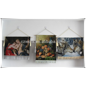 Factory Direct Large <strong>Wall</strong> Paintings Super Quality Handmade Jacquard Woven Design Aubusson Style <strong>Cheap</strong> Large <strong>Wall</strong> <strong>Art</strong> - Product Image 6