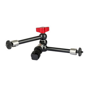 Support de moniteur à 3 bras réglables pour <span class=keywords><strong>studio</strong></span> photo, avec pince pour flash, griffe porte-accessoire et adaptateur d'écran LCD - Product Image 5