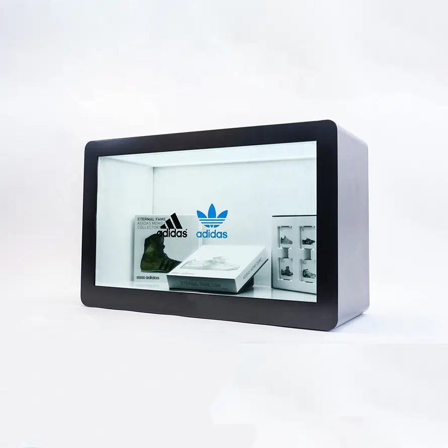 Flexible transparent lcd screen display, LCD tv screen panel, transparent LCD show box with cheap price.