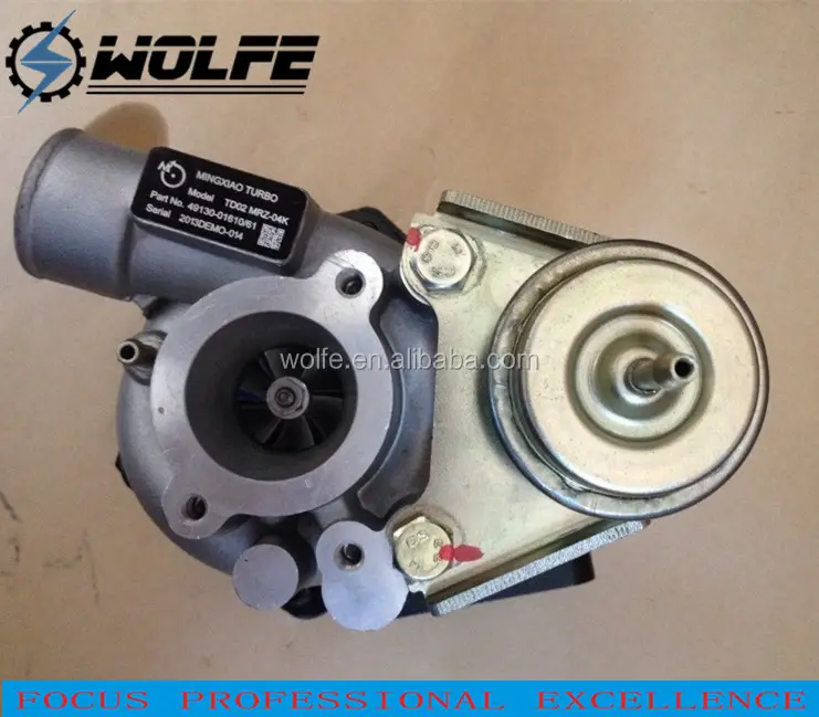 Ad alte prestazioni turbocompressore TD02 49130-01610 per Mitsubishi con 4A30T motore turbo