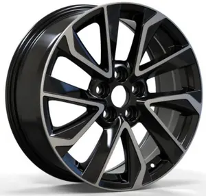 17x7 18x7.5 inch factory design auto car alloy wheels rim with 5 holes