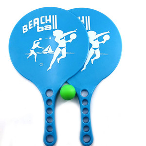 Eason Sports Promotion Gift Plastic Beach tennis racket /beach bat /beach paddle set with beach ball wholesale