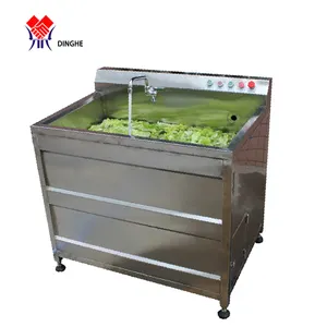 Professional design commercial air bubble small vegetable cleaning machine