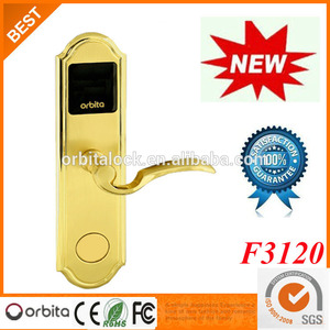 seguridad cerradura de la puerta para <span class=keywords><strong>el</strong></span> hotel de aleación de zinc con color <span class=keywords><strong>dorado</strong></span> correderas cerradura de la puerta - Product Image 6