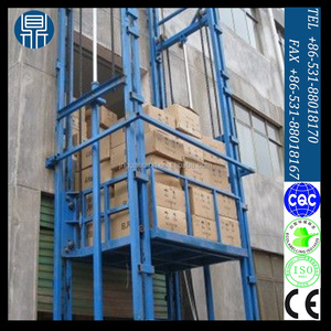 Vertical raíl principal de carga de plataforma elevadora hidráulico/carga ascensor - Product Image 3