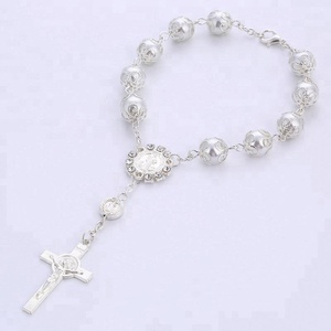Joyería Religiosa al por Mayor de China, <span class=keywords><strong>Rosario</strong></span> Católico con Cordón Ajustable de la Virgen María - Product Image 2