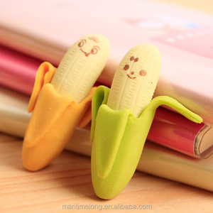 Goma de borrar con forma de plátano y fruta para estudiantes, goma de borrar creativa, papelería de oficina para aprendizaje - Product Image 5
