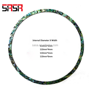 Oferta guitarra acústica roseta de abulón verde, concha de abone - Product Image 1