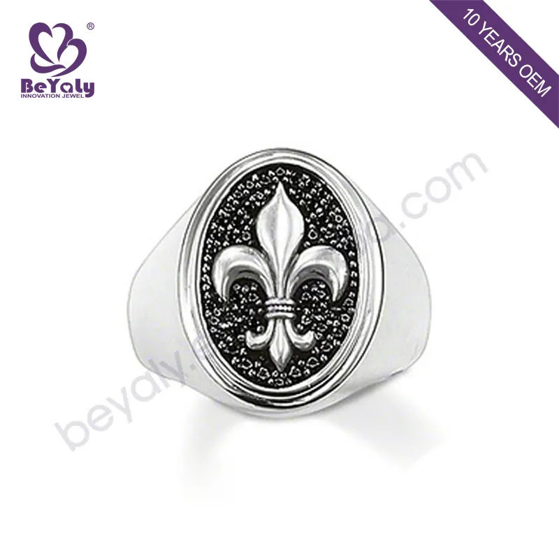 Men Ring Design Wholesale Best Sales Cool 925 Sterling Silver Man Ring