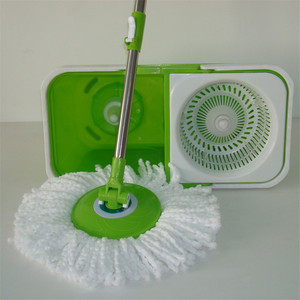 Venta caliente alta calidad 360 Degree Spin Mop magia como se ve <span class=keywords><strong>en</strong></span> TV cubo rotar fácil doble trapeador herramientas - Product Image 2