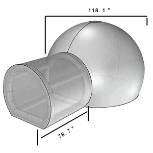 Tenda di <span class=keywords><strong>campeggio</strong></span> gonfiabile chiara all'aperto del PVC di vendite calde di prezzi di fabbrica - Product Image 4