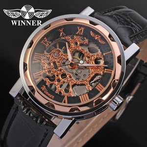 <span class=keywords><strong>Montre</strong></span> <span class=keywords><strong>Homme</strong></span> T-Winner Mécanique Squelette Fabrication Chine Relojes Hombre Pas Cher - Product Image 3