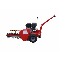 Mini tractor zanjadora de cadena para la colocación de cables