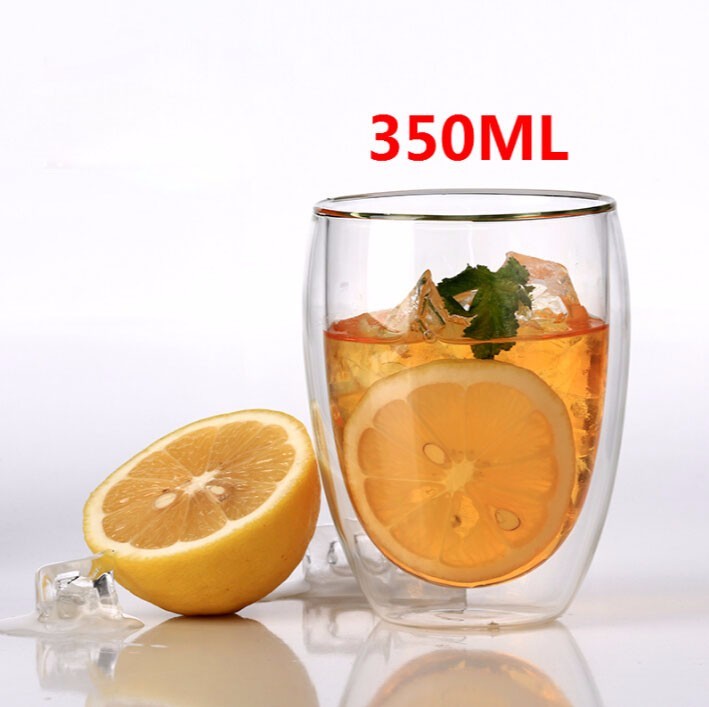 Glassware Manufacturer Wholesale Hand-made Coffee Cup Double Wall Glass Cup