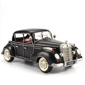 รถโมเดลโลหะย้อนยุค ปี <span class=keywords><strong>1955</strong></span> งานฝีมือคลาสสิก สเกล 1:12 ของตกแต่งบ้านสไตล์ย้อนยุค งานแฮนด์เมด ของขวัญงานฝีมือ - Product Image 1