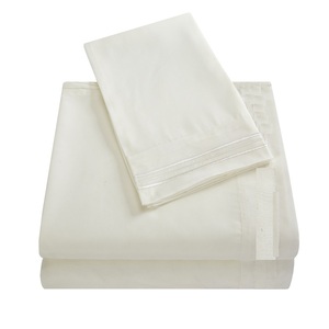 1800 del Filetto di conteggio Ricamato foglio set Doppio spazzolato fogli di biancheria da letto di hotel set - Product Image 1