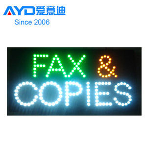 Señal de publicidad LED para interiores, cartel abierto con programa de <span class=keywords><strong>Fax</strong></span> y copias, pantalla LED, señal de precio de <span class=keywords><strong>Gas</strong></span> - Product Image 2