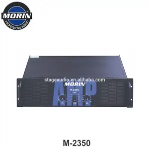Amplifier Profesional Saluran Ganda OEM Harga Pabrik M-2350 Morin Desain Kabinet 3U Kompak