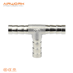 10mm t ba cách Brass Mini Air hose thép gai phù hợp barb Phụ kiện kết nối kết nối cho ống nhựa - Product Image 2