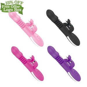 Nouveau Étanche Grand Forte Gode Multiples Fréquence Chauffage Auto Extensible Adulte <span class=keywords><strong>Sex</strong></span> Toys Vibrateur - Product Image 6