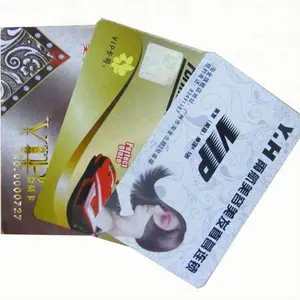 Gold Hot Stamping ticket card with hologram