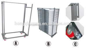 Klapstoel Trolley Kar, Staal Stoelen Frame, Stoelen Winkelwagen - Product Image 2