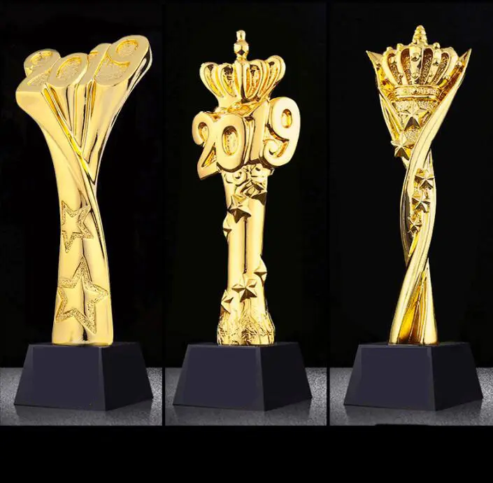 Wholesale Custom Oscar angel star award resin trophy golf reward souvenir competition sports award crystal trophy