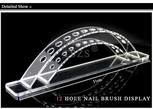 <span class=keywords><strong>Fantacy</strong></span> bonito plástico transparente de doble piso 2015 pluma de acrílico para herramienta del clavo - Product Image 2