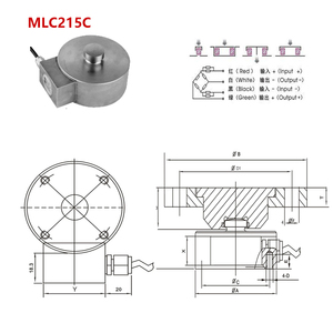 MLC215C Batch ing Scale <span class=keywords><strong>Test</strong></span> maschine Runde Kompression kraft sensor Wäge zelle <span class=keywords><strong>50</strong></span> Tonnen - Product Image 4