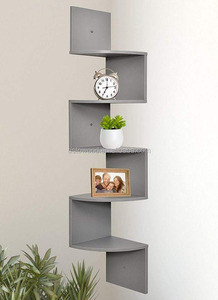 5 رفوف العائمة الجدار الزاوية شنت وحدة تخزين وحدة رف كتب - Product Image 5