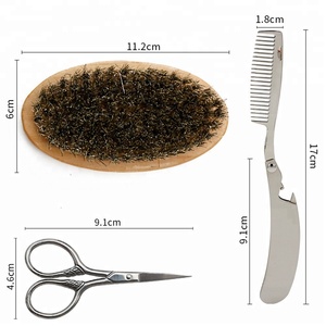 Mens Crescita della <span class=keywords><strong>Barba</strong></span> Prodotti Baffi Faccia Strumento di Pulizia <span class=keywords><strong>Barba</strong></span> Cura Grooming <span class=keywords><strong>Kit</strong></span> - Product Image 5
