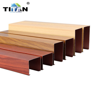 Tubería Decorativa <span class=keywords><strong>de</strong></span> Grano <span class=keywords><strong>de</strong></span> <span class=keywords><strong>Madera</strong></span> <span class=keywords><strong>en</strong></span> Forma <span class=keywords><strong>de</strong></span> U, Plafón Suspendido <span class=keywords><strong>en</strong></span> Forma <span class=keywords><strong>de</strong></span> U, Deflector <span class=keywords><strong>de</strong></span> Techo <span class=keywords><strong>de</strong></span> Aluminio - Product Image 2