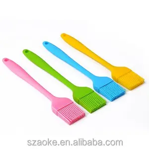 Heat Resistant Chef Kitchen Utensil Silicone Basting Brush for BBQ Baking Pastry Marinades