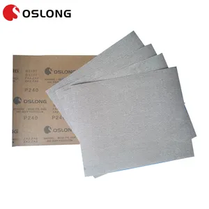 Waterproof sand paper sheet for precision machine parts polishing and lapping