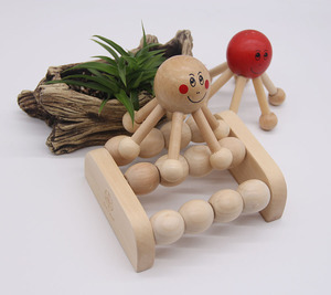 Vendita calda 3 Righe <span class=keywords><strong>Shiatsu</strong></span> Rullo Del Piede di Legno Massaggiatore per il <span class=keywords><strong>fitness</strong></span> - Product Image 2