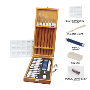 <span class=keywords><strong>Kit</strong></span> de papeterie en bois pour enfants, livraison gratuite, cadeaux professionnels, école, <span class=keywords><strong>pas</strong></span> <span class=keywords><strong>cher</strong></span>, dessin, <span class=keywords><strong>peinture</strong></span>, produits d'art - Product Image 2