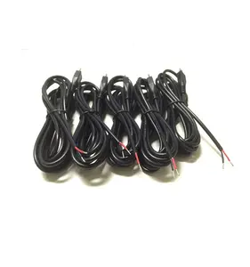 Câble de chargeur <span class=keywords><strong>micro</strong></span> <span class=keywords><strong>usb</strong></span> prise <span class=keywords><strong>micro</strong></span> <span class=keywords><strong>USB</strong></span> à 2 fils câble <span class=keywords><strong>micro</strong></span> <span class=keywords><strong>usb</strong></span> d'extrémité pigtal nu chargeant le câble mâle à extrémité ouverte - Product Image 1