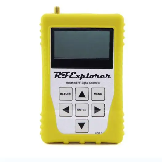 RF Explorer - 3G Combo 15-2700 MHz de mano Digital analizador de espectro con amarillo funda de goma